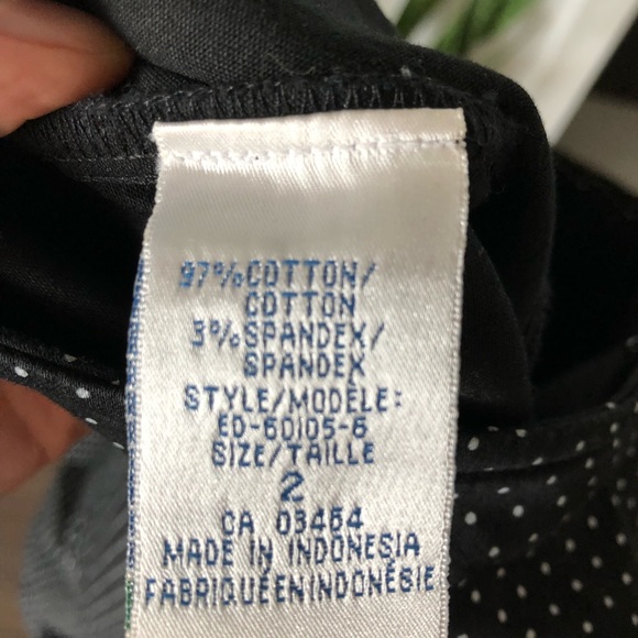 US 2 Polka Dot Pencil Skirt - Picture 4 of 5